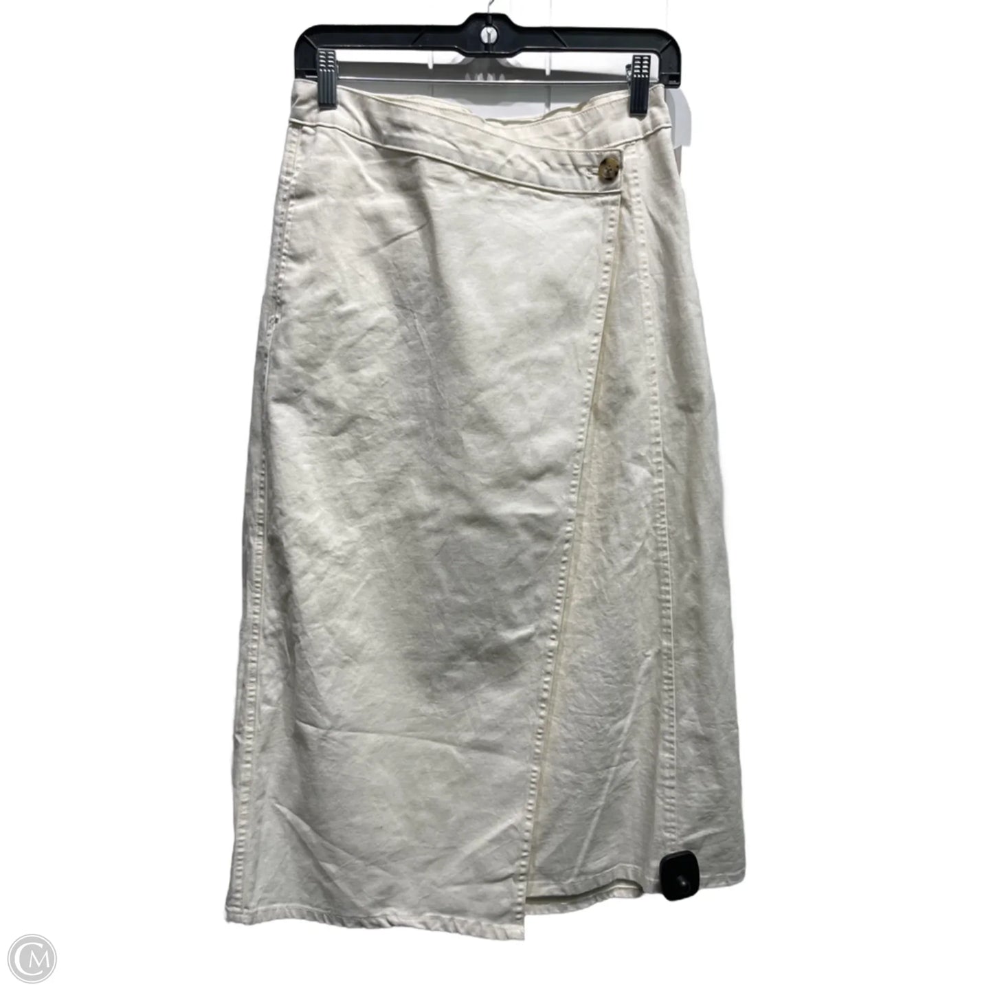 Skirt Midi By Universal Thread In Cream, Size: 2