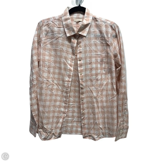 Top Long Sleeve By J. Crew In Peach, Size: Xs