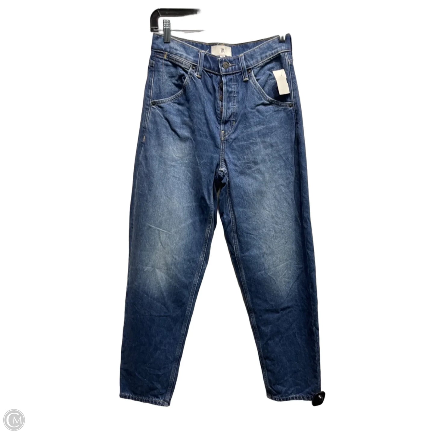 Jeans Straight By Banana Republic In Blue Denim, Size: 2