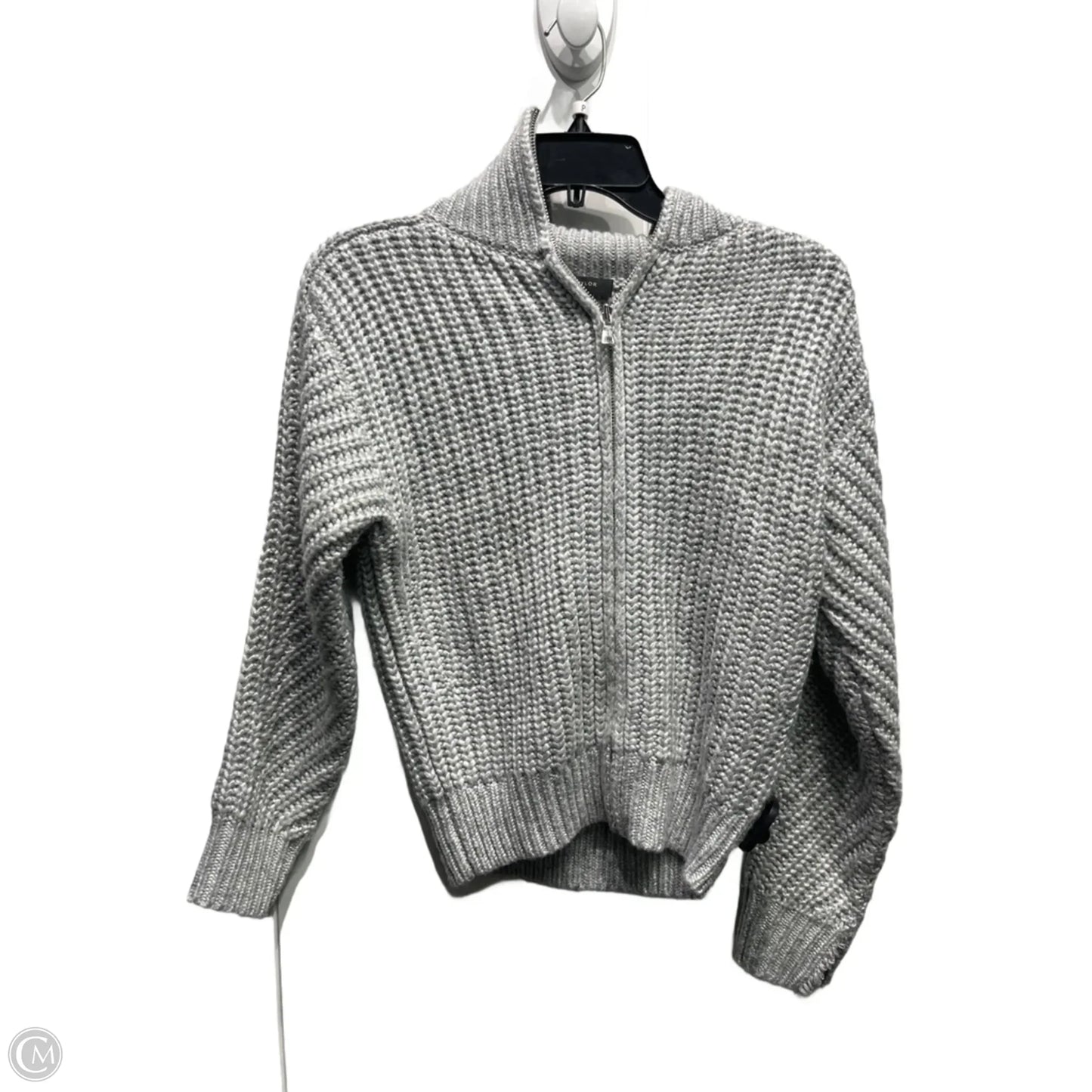Sweater By Ann Taylor In Grey, Size: Xsp