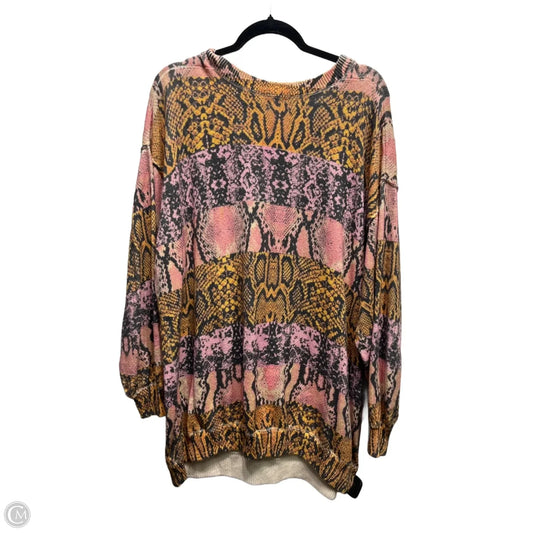 Sweater By Free People In Orange & Yellow, Size: S