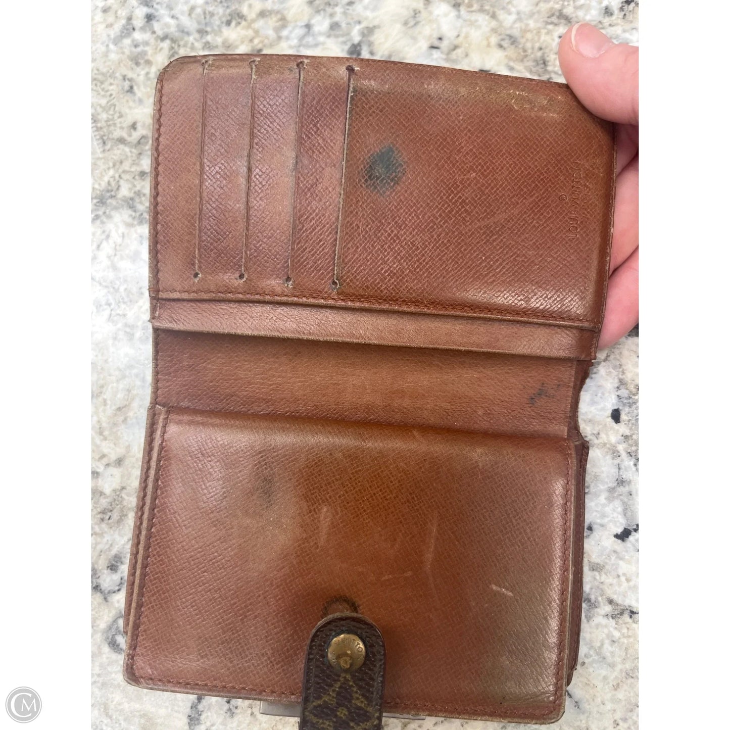 Wallet Luxury Designer By Louis Vuitton, Size: Small