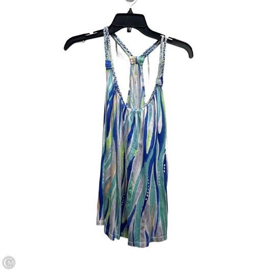Top Sleeveless Designer By Lilly Pulitzer In Blue & Green, Size: M