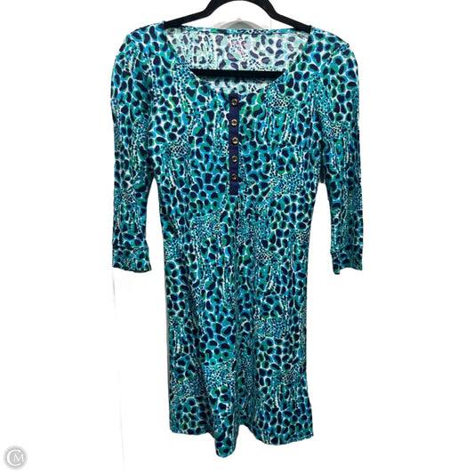 Dress Designer By Lilly Pulitzer In Blue & Green, Size: Xs