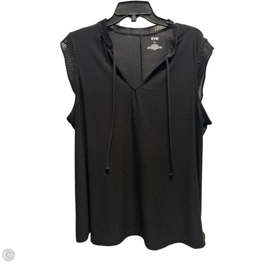 Top Short Sleeve By Evri In Black, Size: 1x