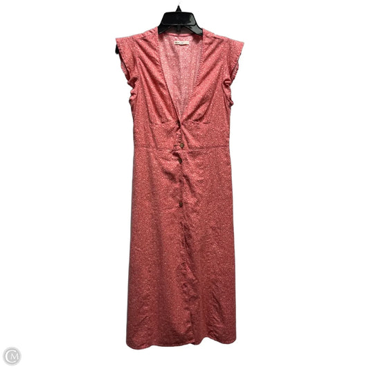 Dress Casual Midi By Marine Layer In Pink, Size: S