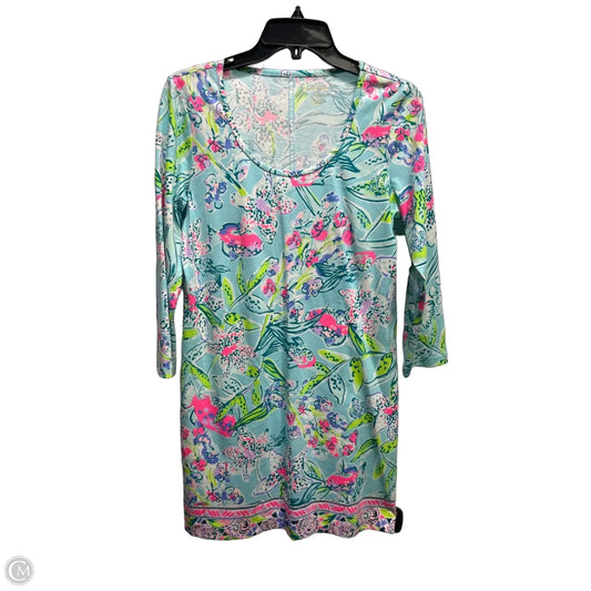 Dress Designer By Lilly Pulitzer In Blue & Pink, Size: M