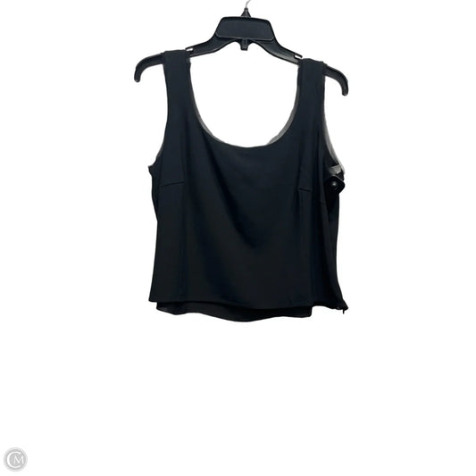 Top Sleeveless By Akris In Black, Size: Xl