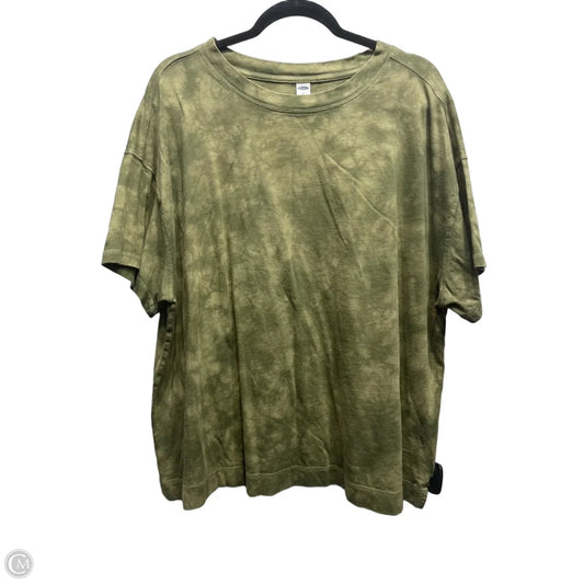 Top Short Sleeve Basic By Old Navy In Green, Size: 2x