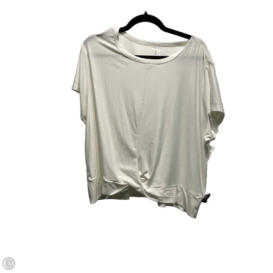 Top Short Sleeve Basic By Old Navy In White, Size: 2x