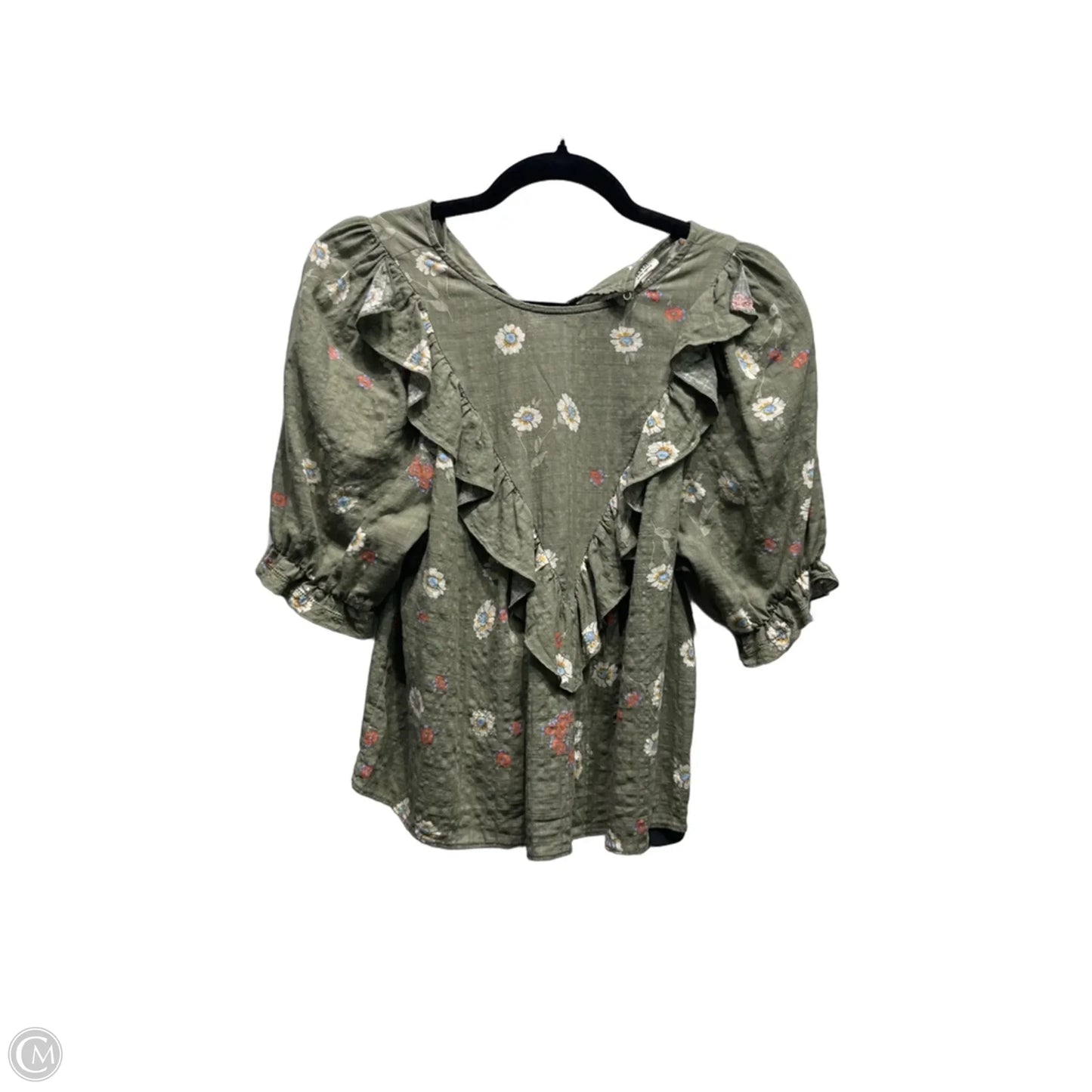 Top Short Sleeve By Ana In Green, Size: Sp