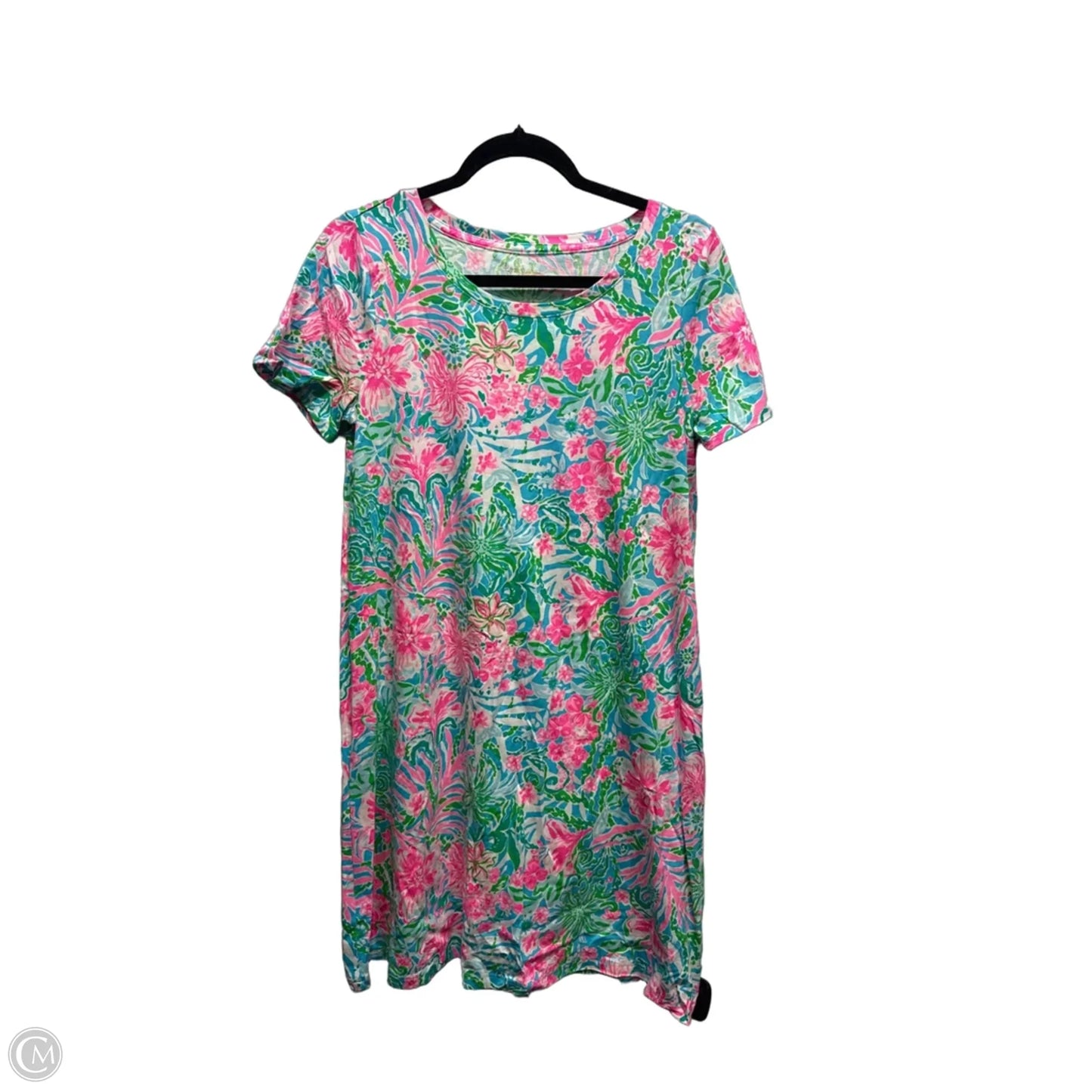 Dress Designer By Lilly Pulitzer In Blue & Pink, Size: M
