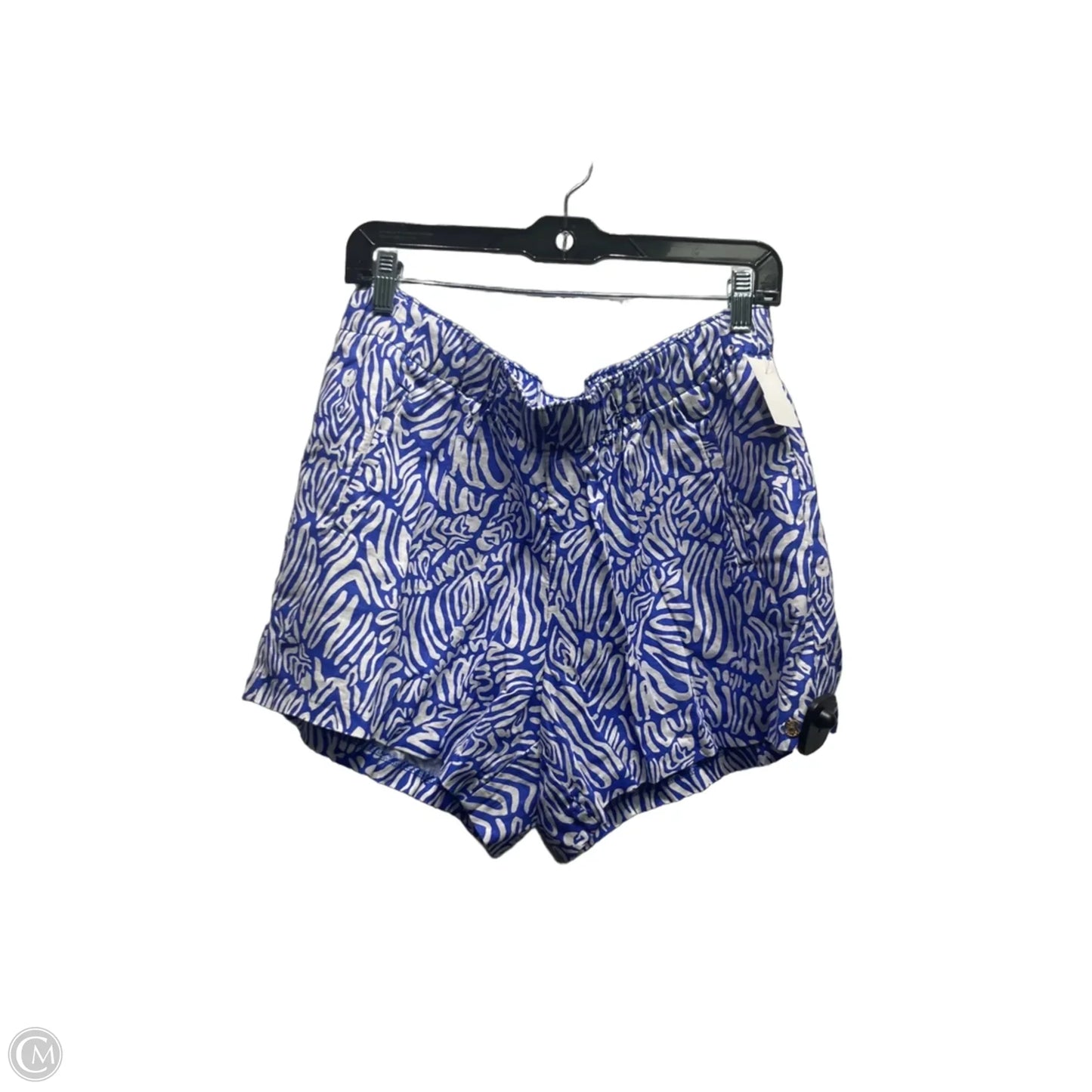 Shorts Designer By Lilly Pulitzer In Blue, Size: L