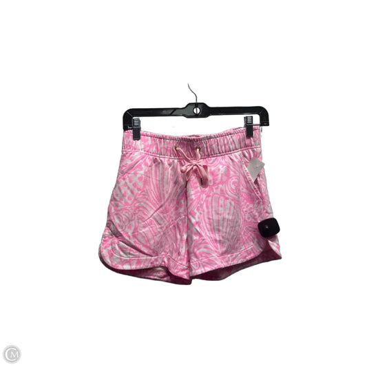 Shorts Designer By Lilly Pulitzer In Pink & White, Size: Xs