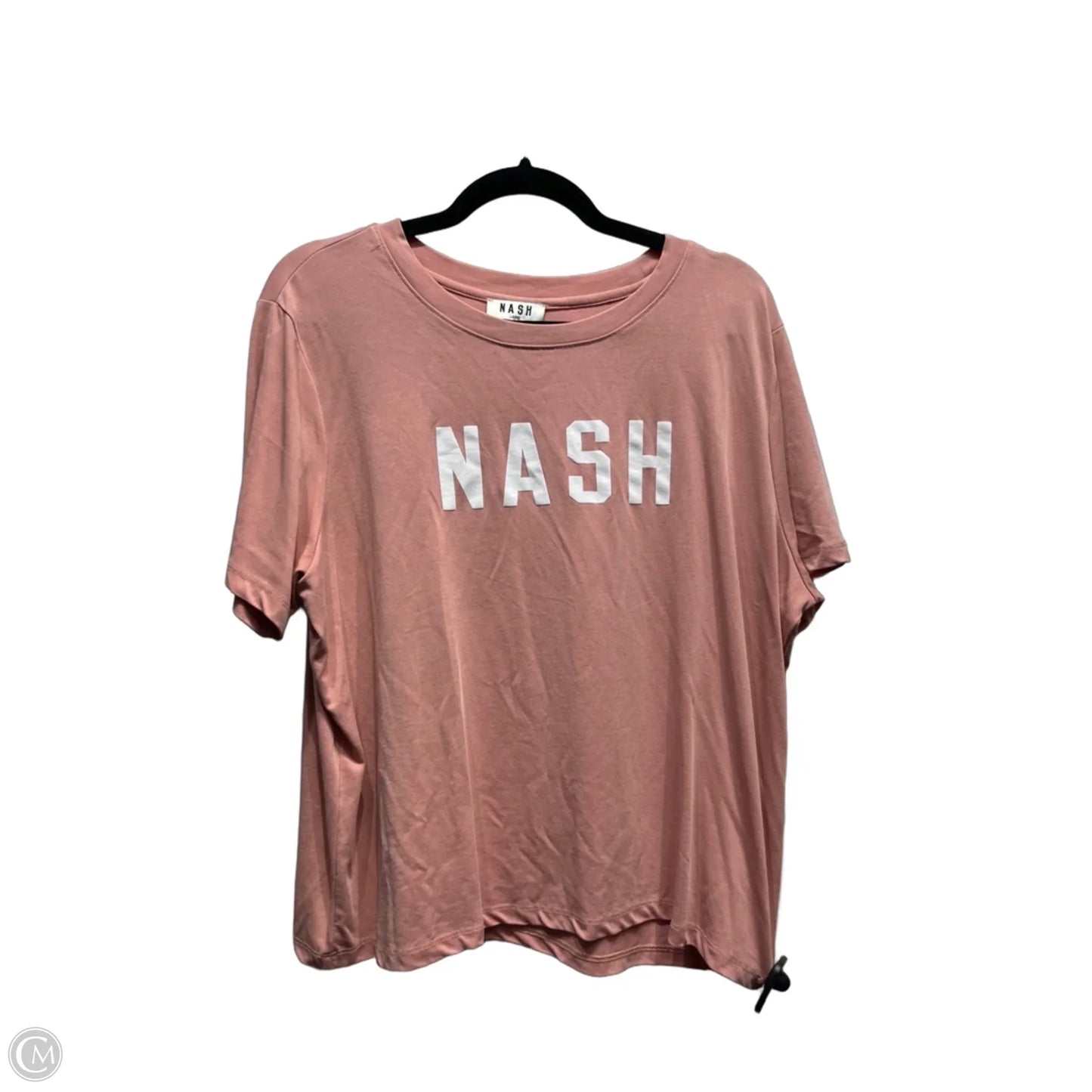 Top Short Sleeve By nash In Ivory, Size: L
