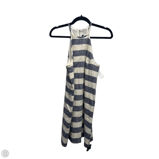 Dress Casual Short By One Clothing In Blue & Cream, Size: M