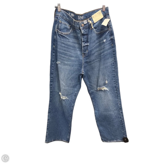 Jeans Straight By Ana In Blue Denim, Size: 12