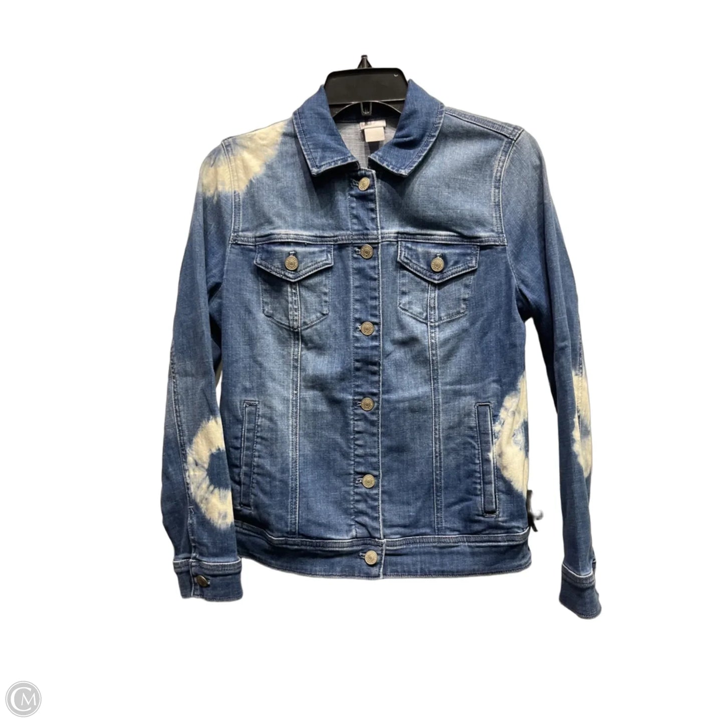 Jacket Denim By Chicos In Blue Denim, Size: S