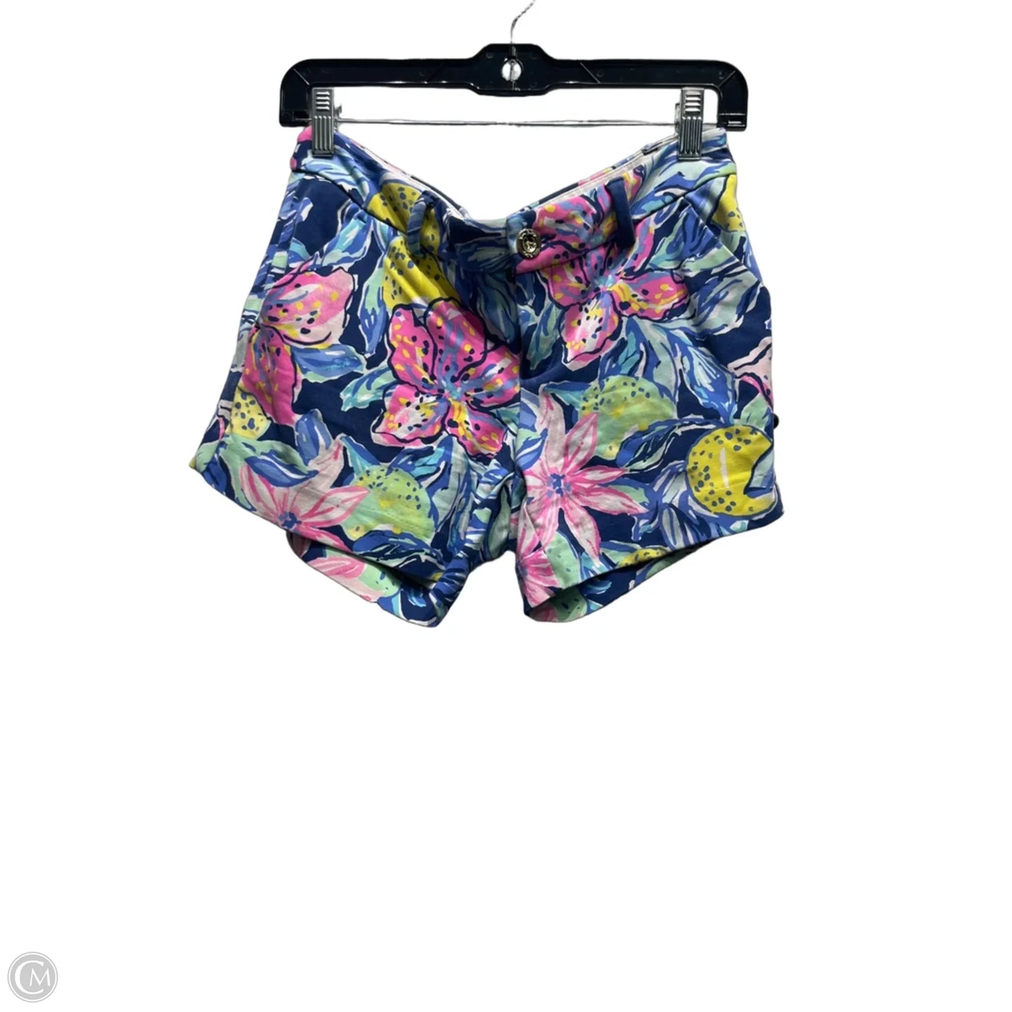 Shorts Designer By Lilly Pulitzer In Blue & Pink, Size: 4