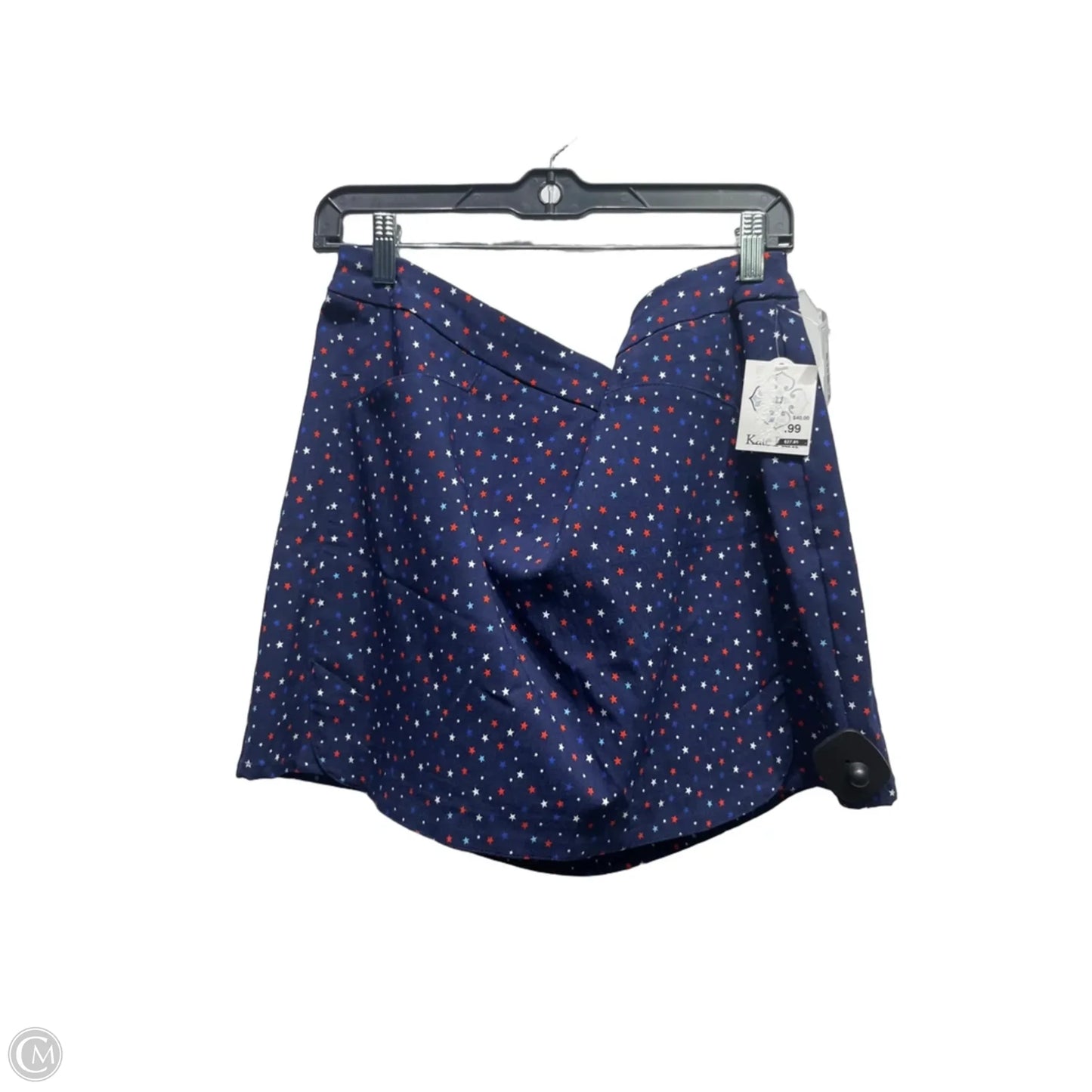 Skort By kaye park In Blue & Red & White, Size: Xlp