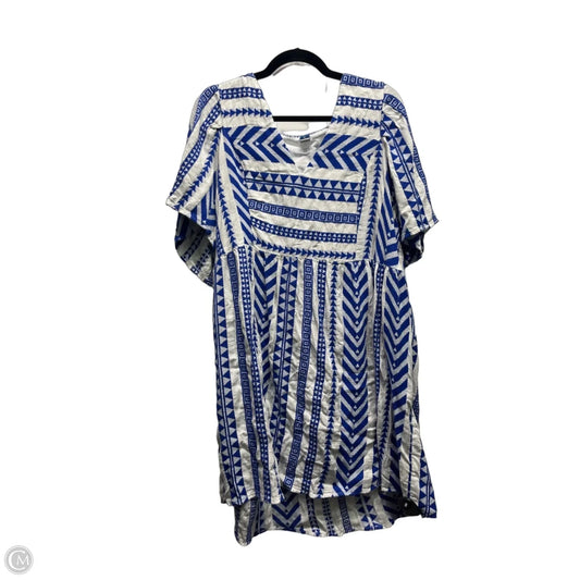 Dress Casual Short By Old Navy In Blue & White, Size: Xl