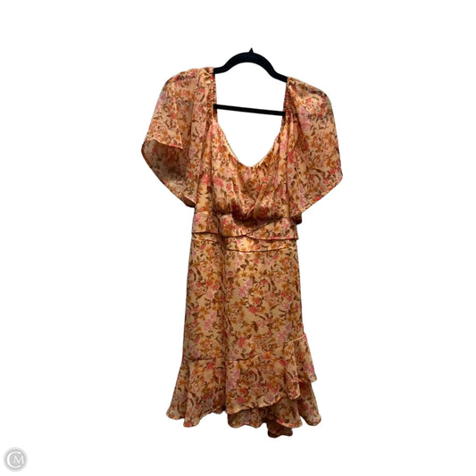 Dress Party Short By Arula In Orange, Size: Xl