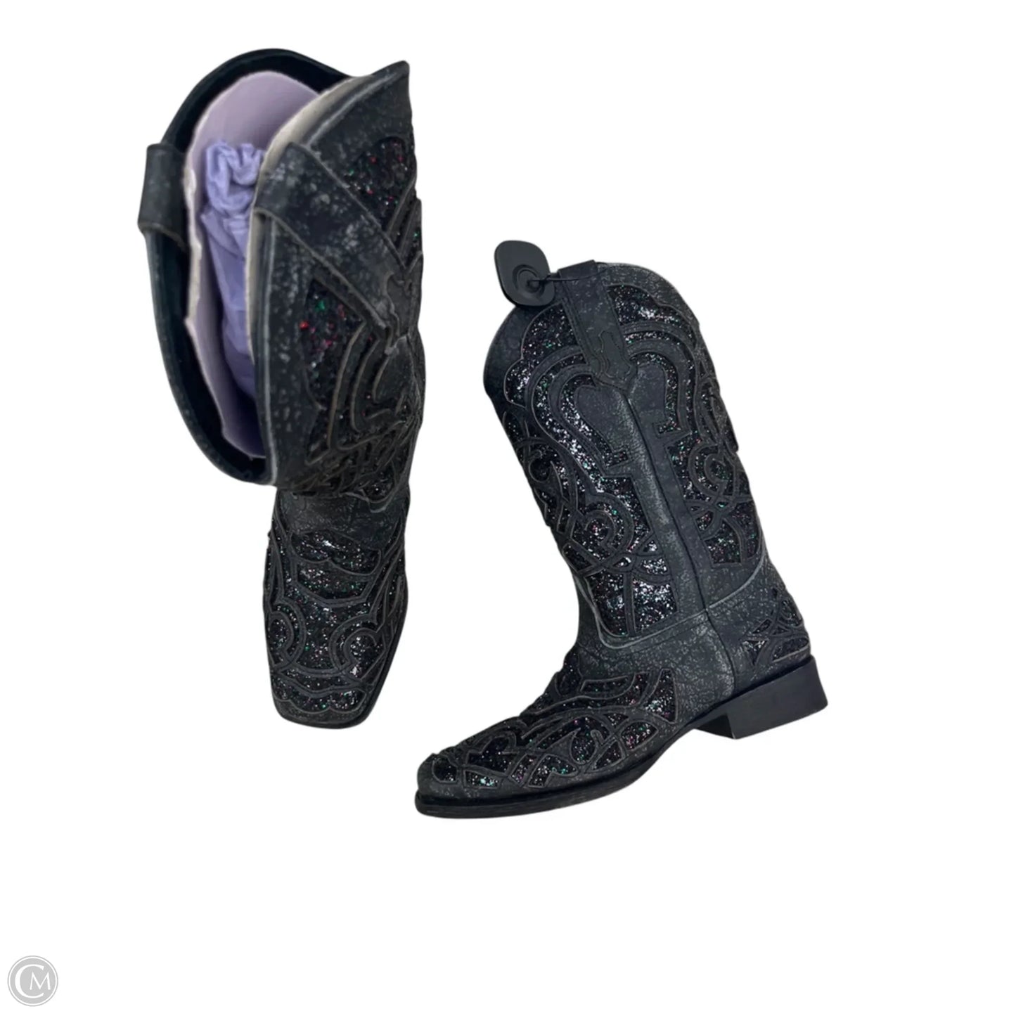 Boots Western By Report In Black, Size: 8.5