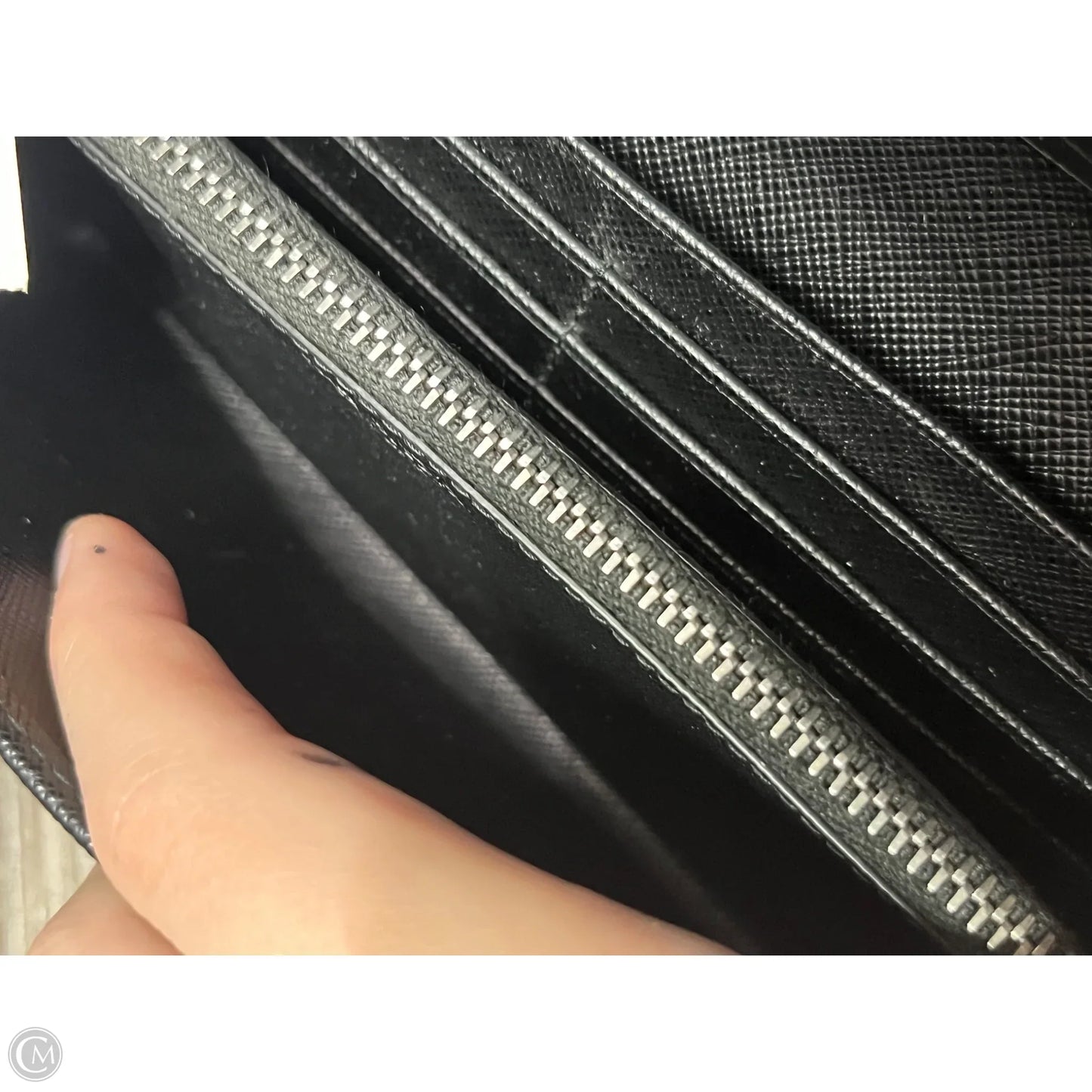 Wallet Luxury Designer By Prada, Size: Large