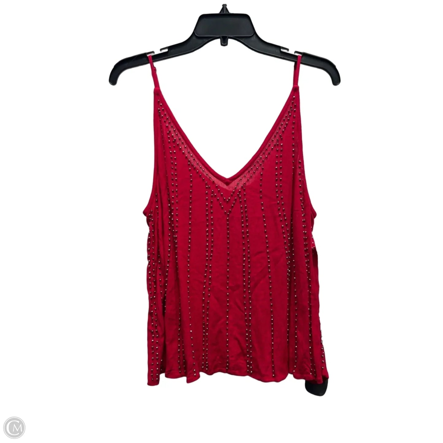 Top Sleeveless By Free People In Red, Size: M