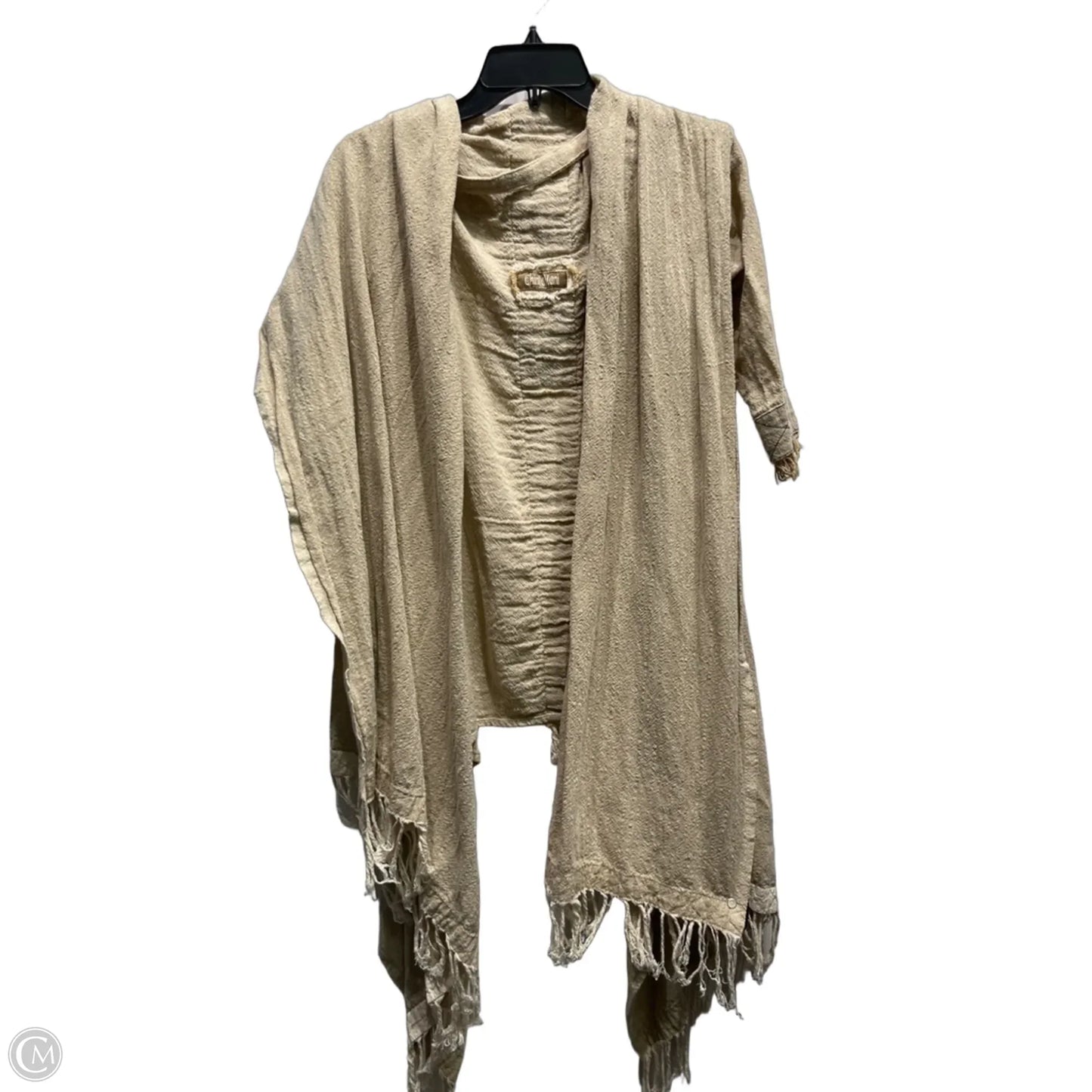 Cardigan By Clothes Mentor In Tan, Size: L
