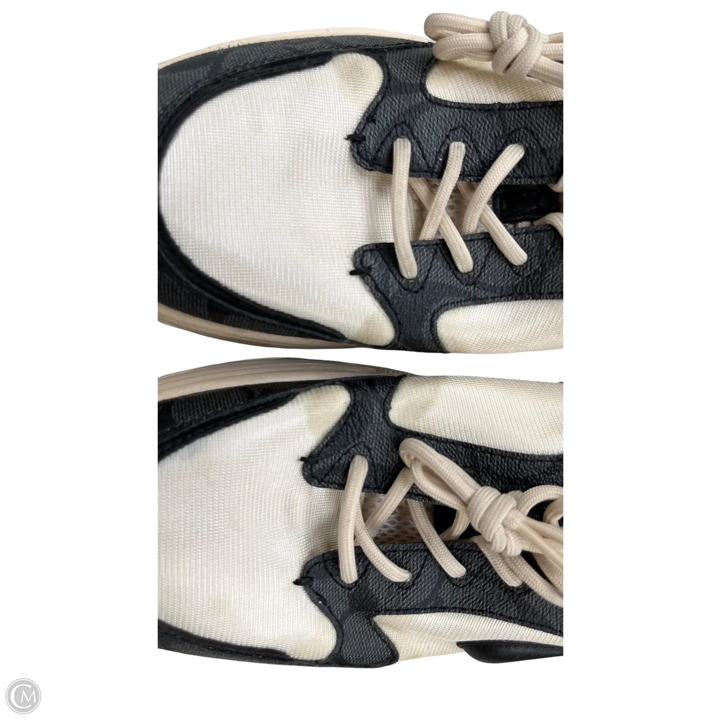 Shoes Designer By Coach In Black & White, Size: 9