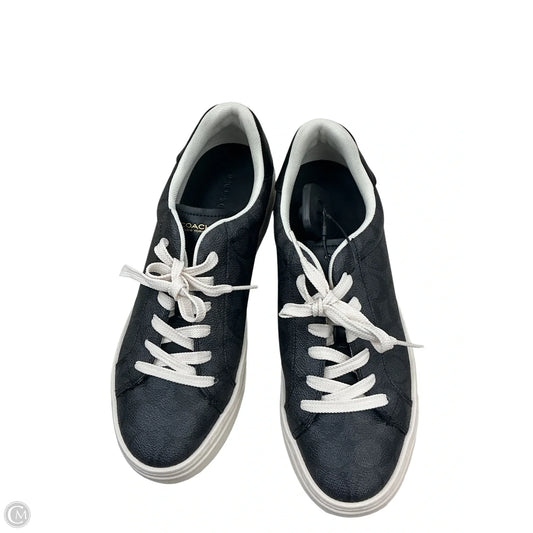 Shoes Designer By Coach In Black & White, Size: 9