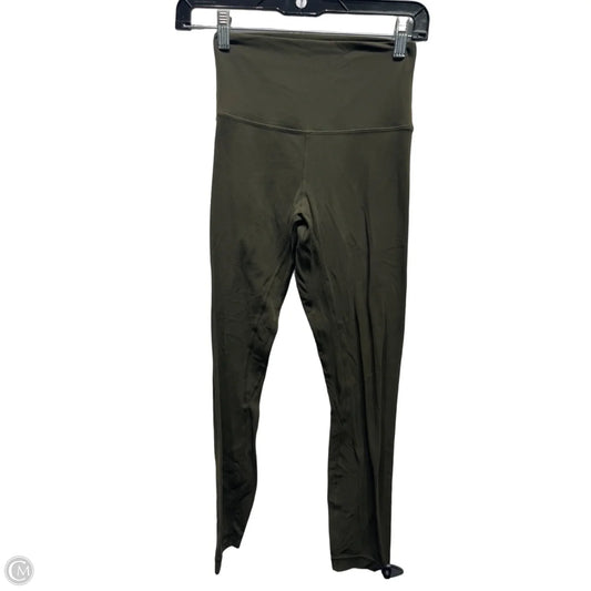 Athletic Leggings By Lululemon In Green, Size: 4