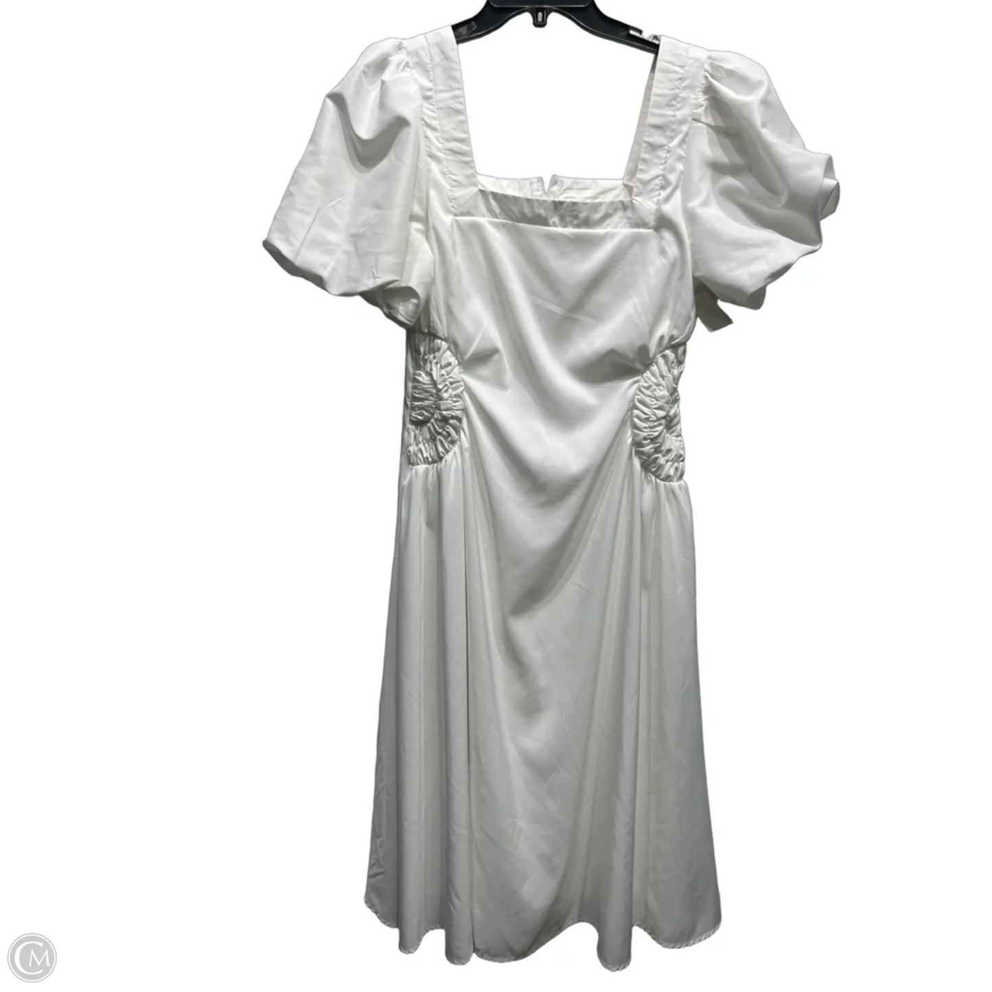 Dress Casual Midi By TRULY 4 YOU In White, Size: L