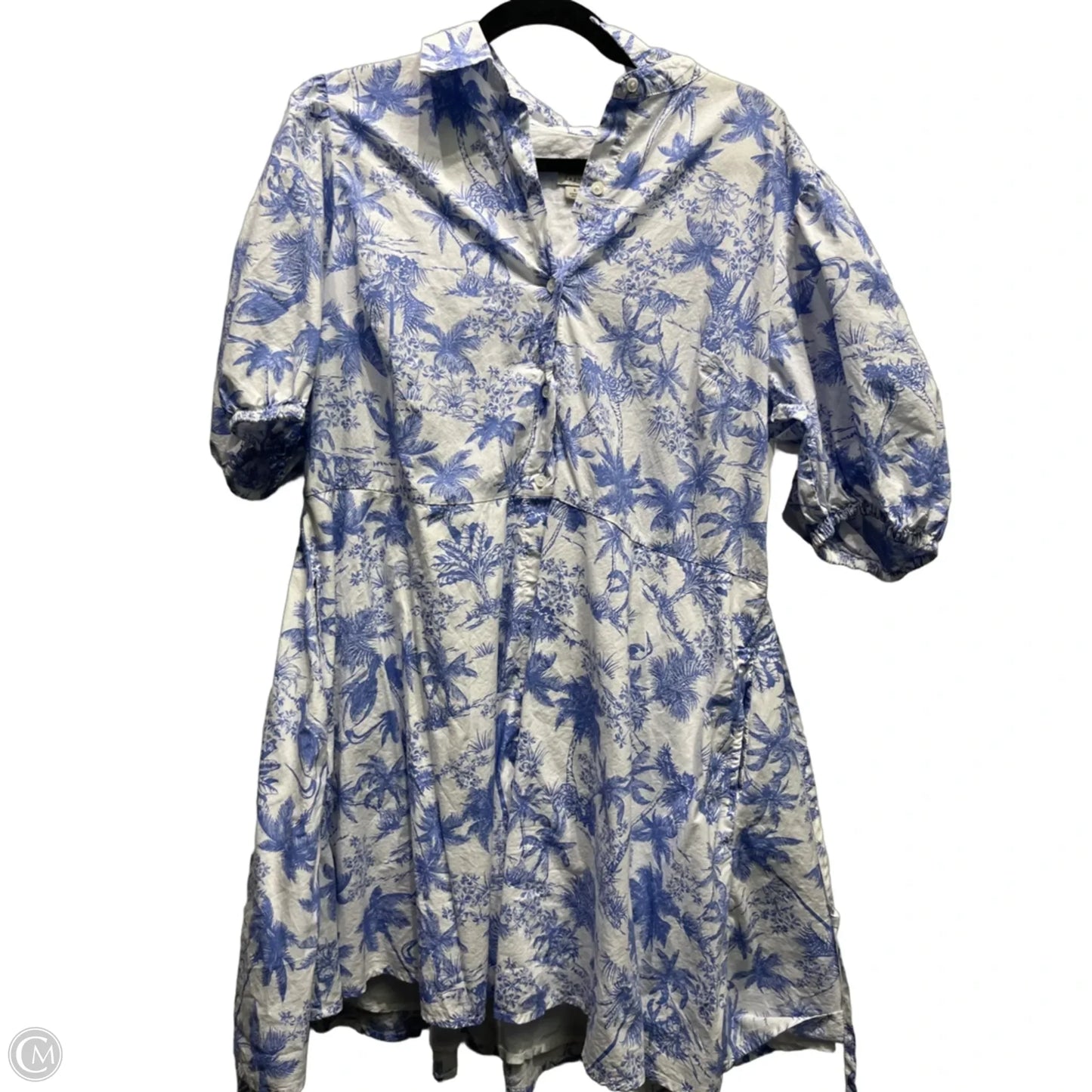 Dress Casual Short By A New Day In Blue & White, Size: L
