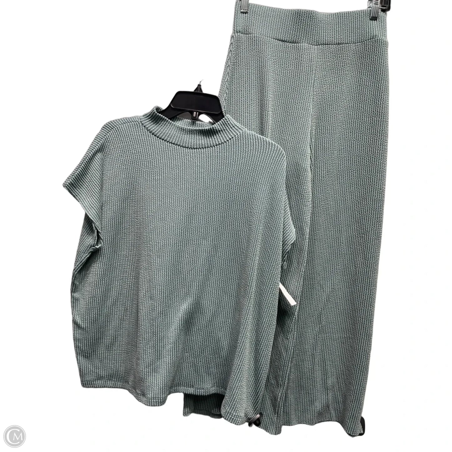 Pants Set 2pc By Zenana In Green, Size: S