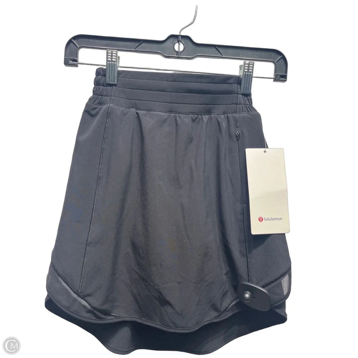 Athletic Skort By Lululemon In Black, Size: 0