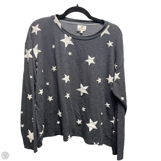 Top Long Sleeve By Sundry In Grey, Size: L