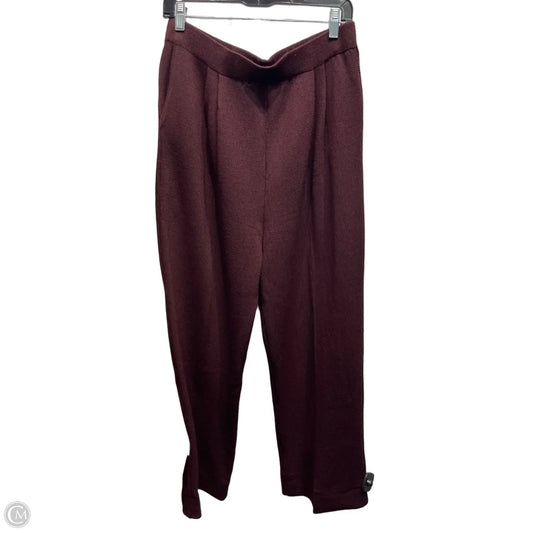 Pants Luxury Designer By St John Collection In Maroon, Size: 14