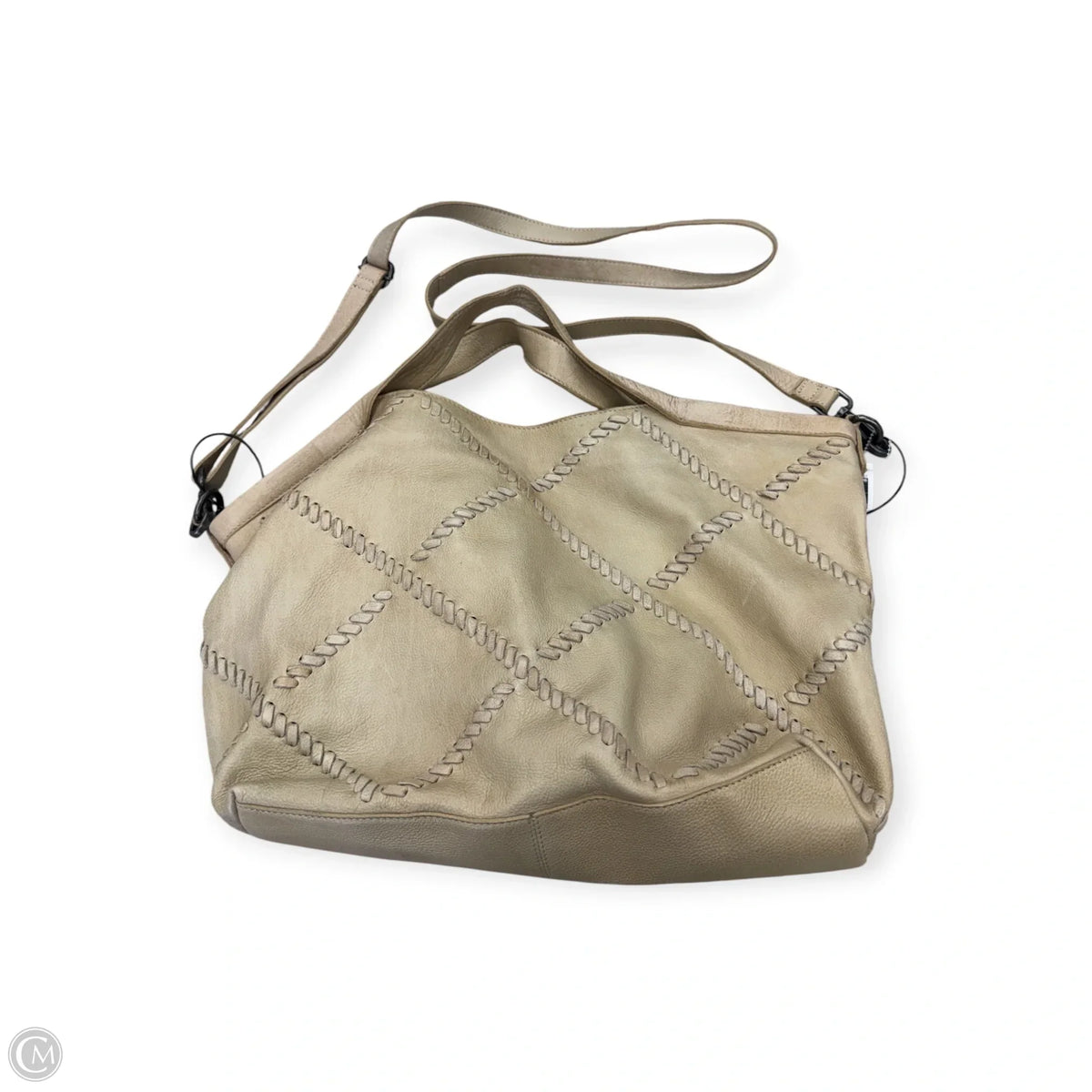 Handbag Leather By Latico, Size: Large