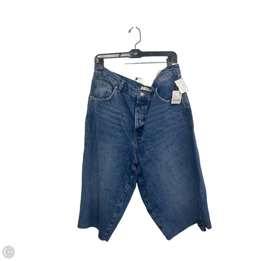 Shorts By Free People In Blue Denim, Size: 12