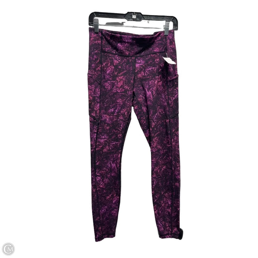 Athletic Leggings By Lululemon In Purple, Size: 8