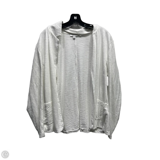 Cardigan By Chicos In White, Size: 1x