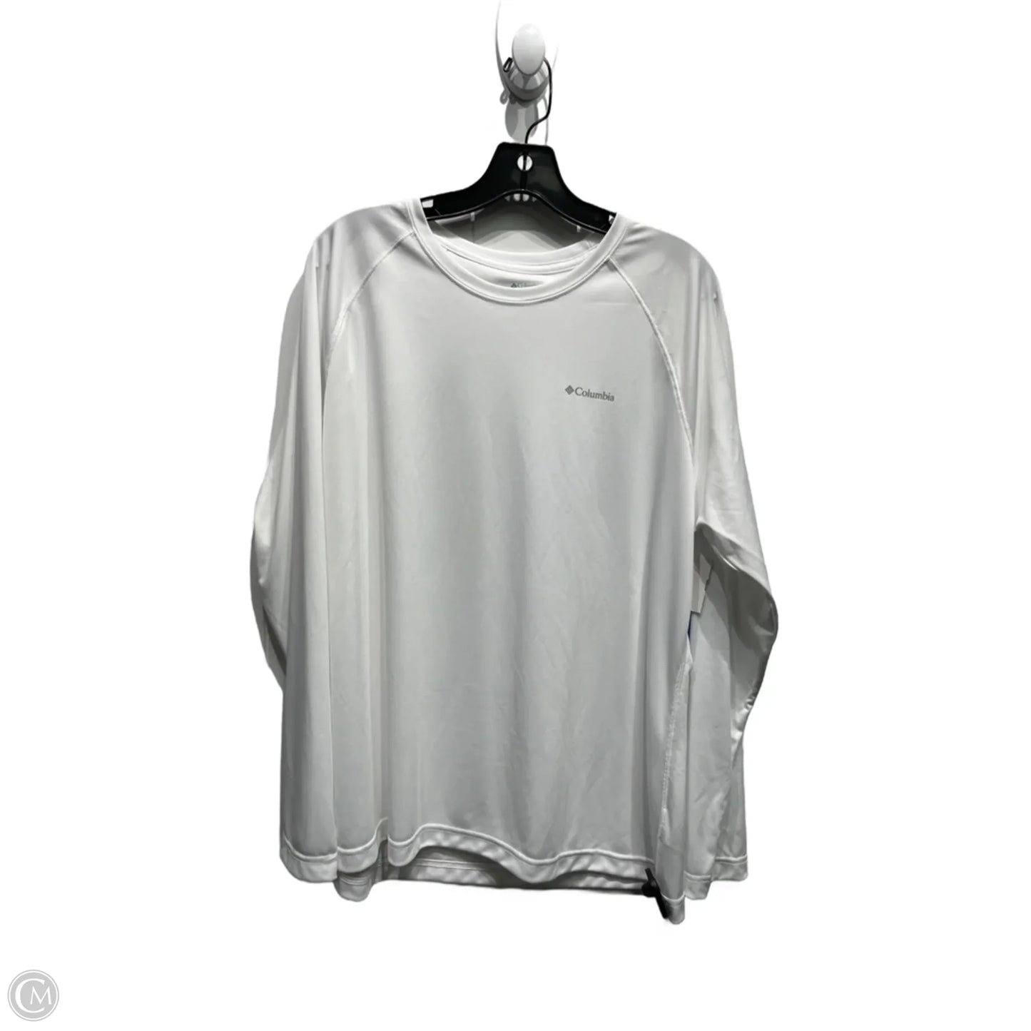 Top Long Sleeve By Columbia In White, Size: 1x