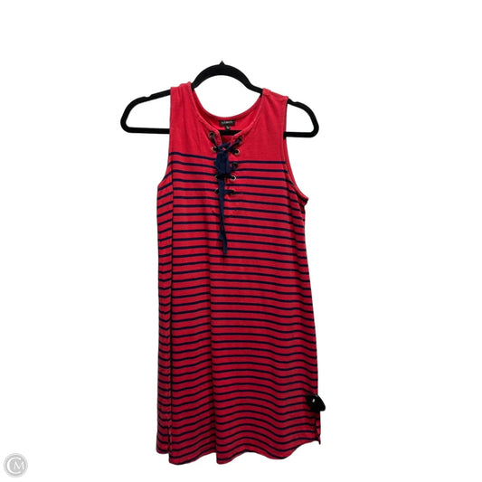 Dress Casual Midi By Talbots In Blue & Red, Size: S