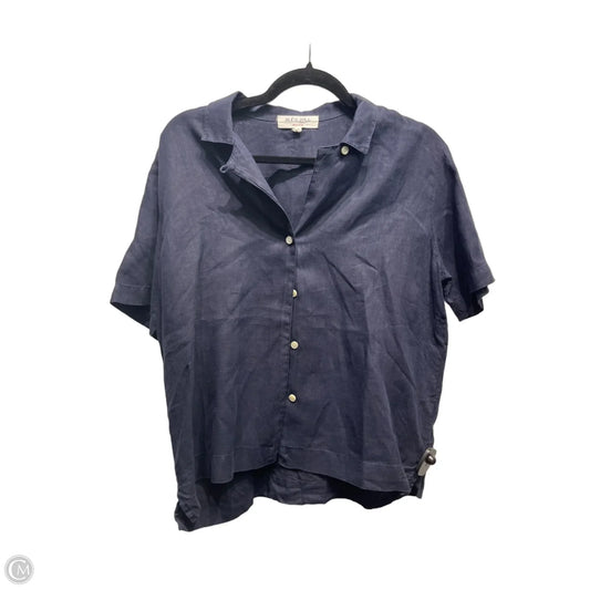 Top Short Sleeve alex mill In Blue, Size: M