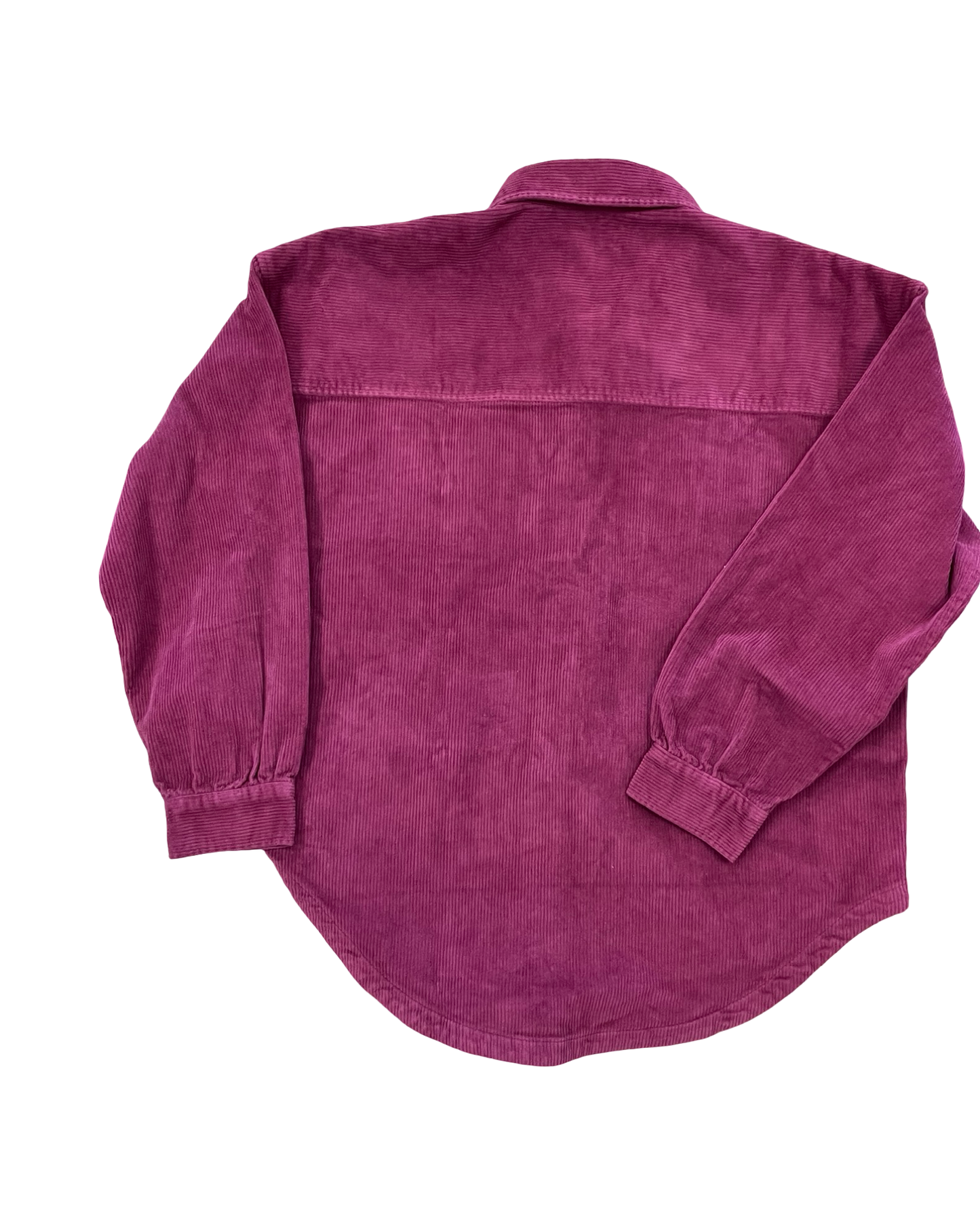 Jacket Shirt By Clothes Mentor In Maroon, Size:L