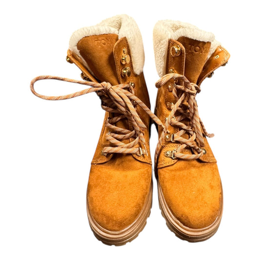 Boots Ankle Flats By Tommy Hilfiger In Brown, Size:9