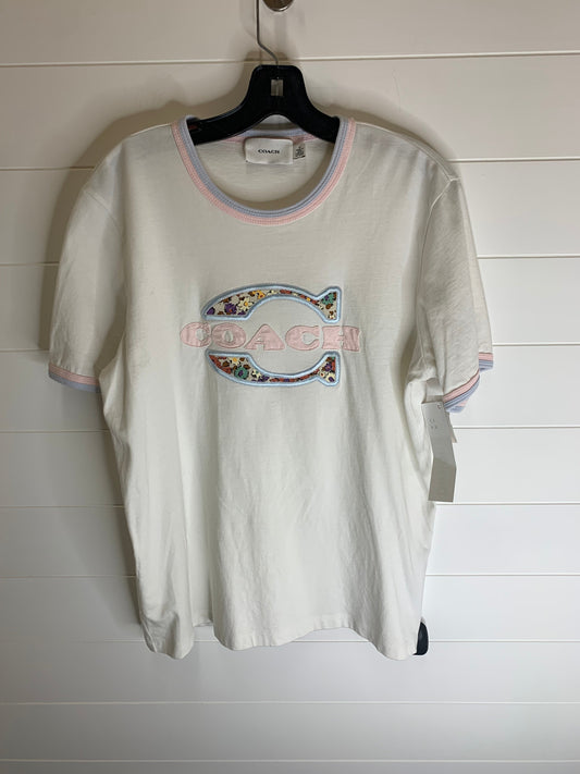 Top Short Sleeve By Coach  Size: M