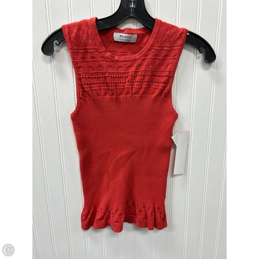 Top Sleeveless By Bailey 44 In Orange, Size: S